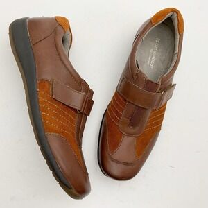 Naturalizer N5 Comfort Blair Leather Slip On Loafer Women 9M Brown Leather Suede